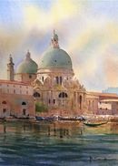 Santa Maria Morning II (Watercolour) 34x26cm