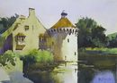 Scotney Castle (Watercolour) 26x36cm