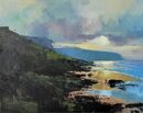 Evening on the Beach, Cornwall (Acrylic) 34x42cm