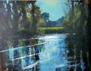 Where the River Bends (Acrylic) 34x42cm