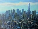 Manhattan Rooftops (Acrylic) 34x42cm