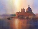 Sunshine and Haze, Venice (Watercolour) 34x42cm