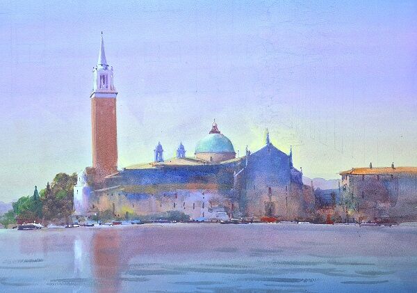 San Giorgio Maggiore (Watercolour) 34x42cm