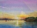 Evening, Lympstone (Watercolour) 34x42cm