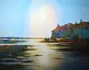 Evening Glow, Bosham (Watercolour) 34x42cm