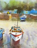 Low Water, Mevagissey (Watercolour) 42x34cm
