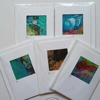 Abstract greeting cards