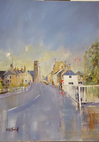 Coldstream West End. Acrylic on board.