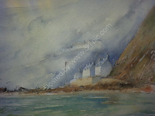 Burnmouth, watercolour.