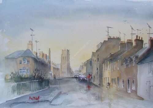Coldstream, west end. Watercolour.