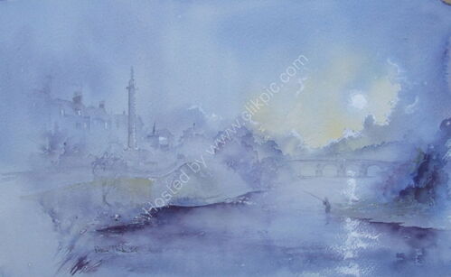 Coldstream Bridge and Monument pool.