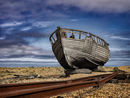Beached wreck, Dungeness