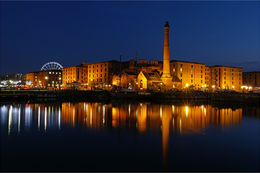 Albert Dock at night