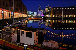 Albert Dock lights