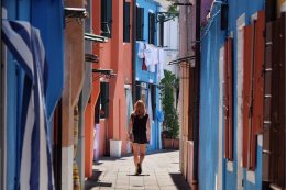 Burano street colours