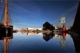 Canning Dock morning reflection