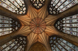 Chapter House ceiling in York Minster