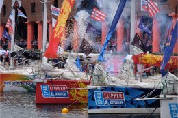 Clipper Yachts before the 2017 Round the World race