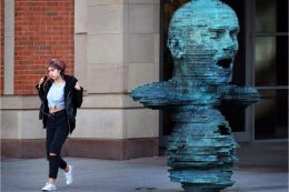 Eco Sculpture Queens Uni Belfast