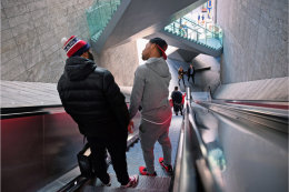 Escalator people