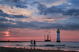 Evening paddle at New Brighton