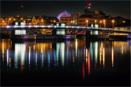 Footbridge over Lagan Weir