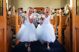 Funny flower girls