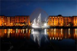 Ghost Ship in Liverpool Salthouse Dock