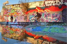Graffiti Art scene in Liverpool Baltic Triangle