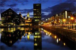 Liverpool City lights