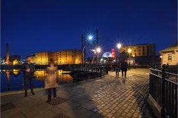Liverpool Docks at Night