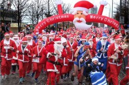 Liverpool Santa Dash start