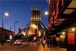 Metropolitan Cathedral night colours