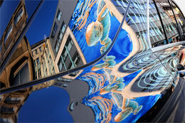 New beginning wall art reflection