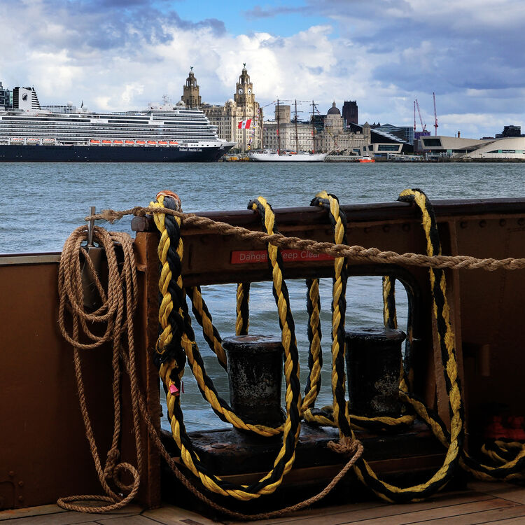 On the ropes in Mersey Ferry