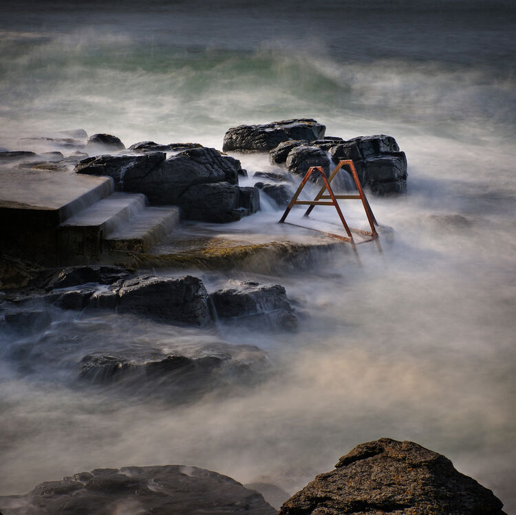 Portstewart Herring Pond at high tide