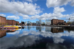 Salthouse Dock Reflections Liverpool