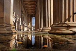 St. Georges Hall pillars Liverpool