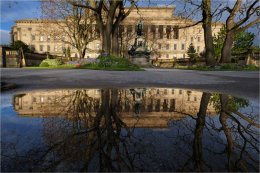 St. George's Hall Reflection at St. John's Park