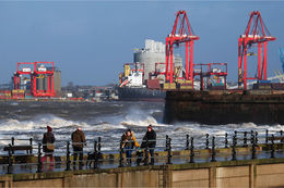 Storm at New Brighton