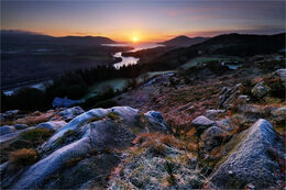 Sunrise from Flagstaff viewpoint Co. Armagh