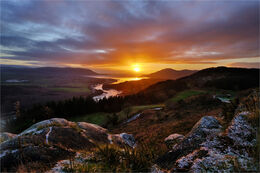 Sunrise over Carlingford Lough