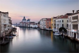 The Grand Canal Venice at dawn