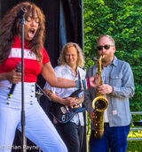 L-R La Gaylia Frazier, Anders Augustsson, Jonas Kullhammar