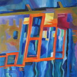 Wheelhouse Reflections 50x50cm