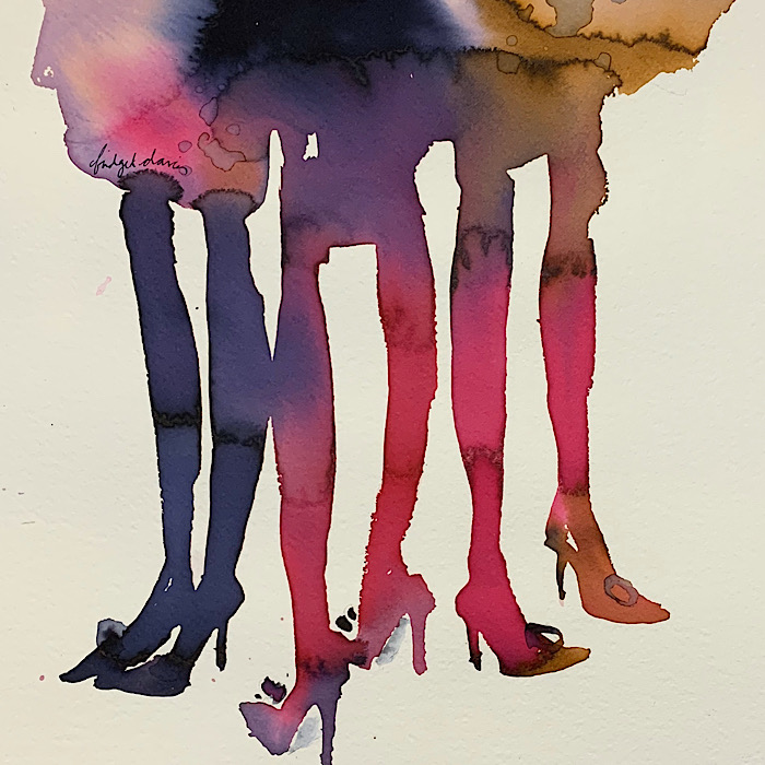 Three Ladies Waiting