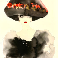 In Her Favourite Hat