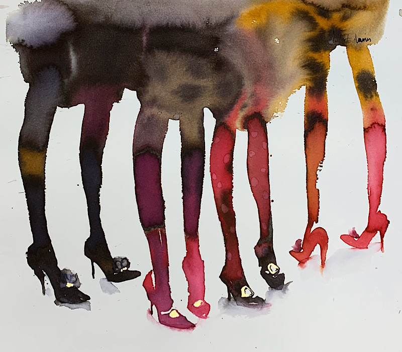 Crowd of Heels 3 -- <span style="color:red;">SOLD</span>