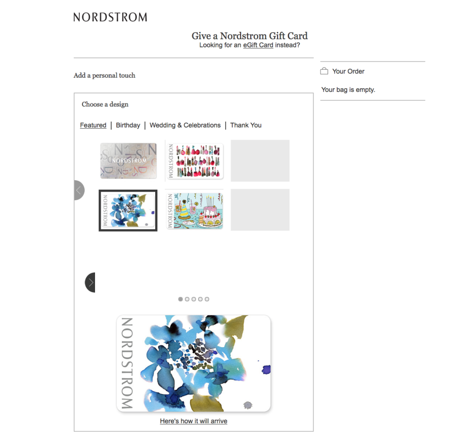 Nordstrom Gift Cards 2017