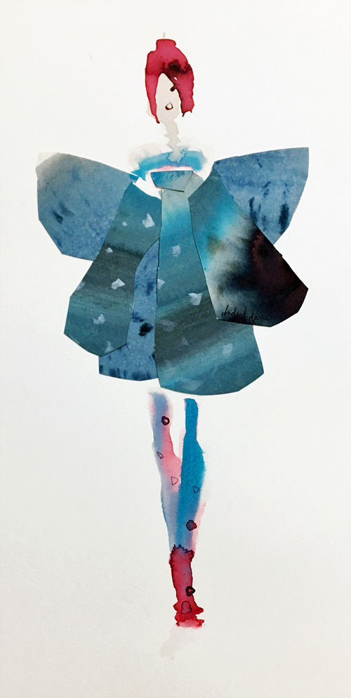 Blue Butterfly Dress